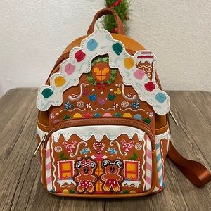 Disney X-mas Gingerbread House Loungefly Backpack
